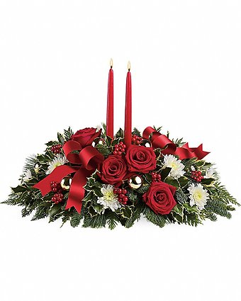 Holiday Shimmer Centerpiece