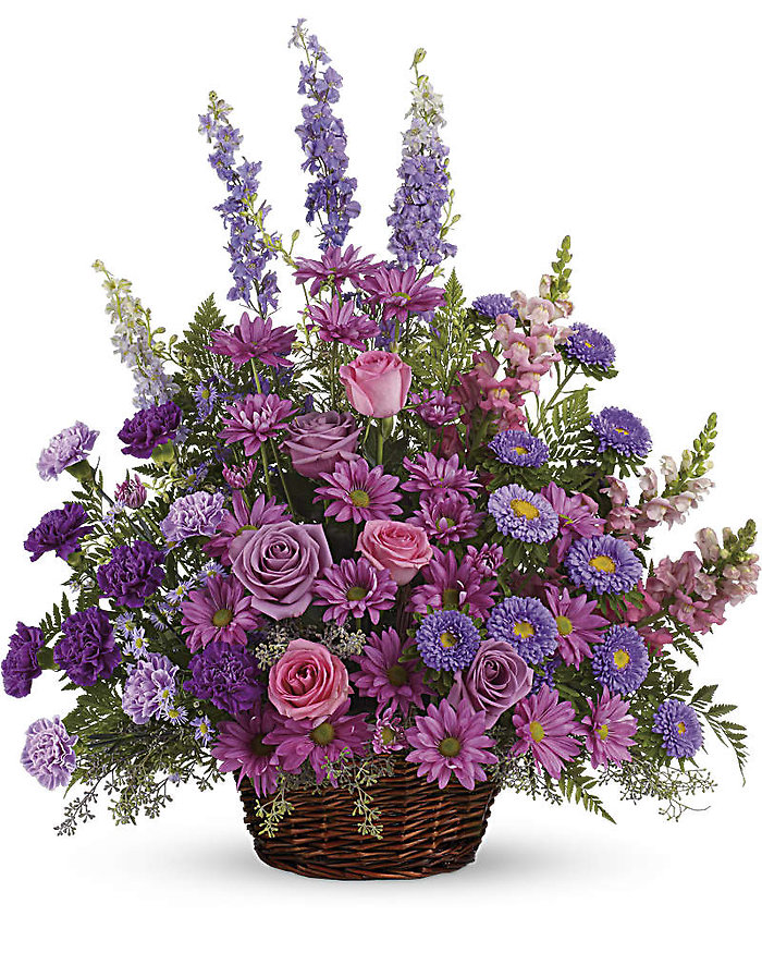 Gracious Lavender Basket